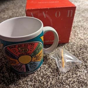 Vintage Avon 9 to 5 Game Mug The Gift Collection NIB Novelty Game On Mug